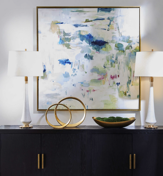 Reflections Abstract Framed Canvas