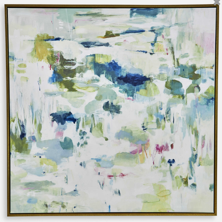 Reflections Abstract Framed Canvas