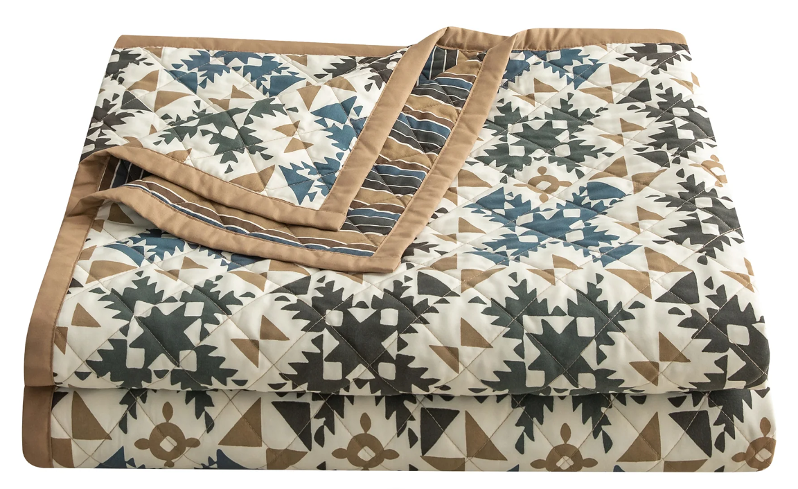 Mosaic Reversible Quilt Set, Queen