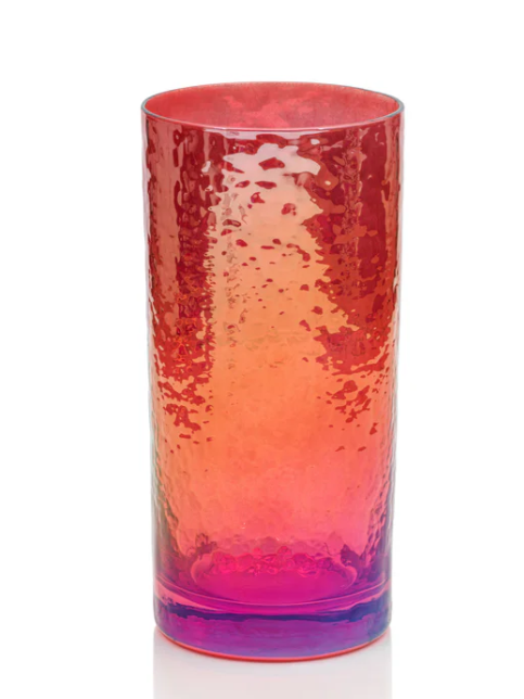 Aperitivo Highball Glass, Luster Red