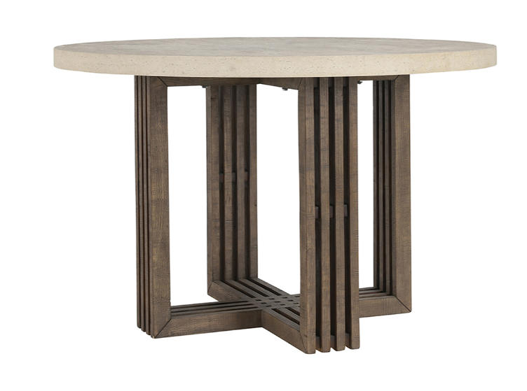 47" Aspen Reclaimed Pine Round Dining Table