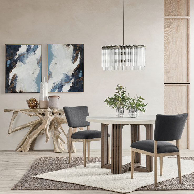 47" Aspen Reclaimed Pine Round Dining Table