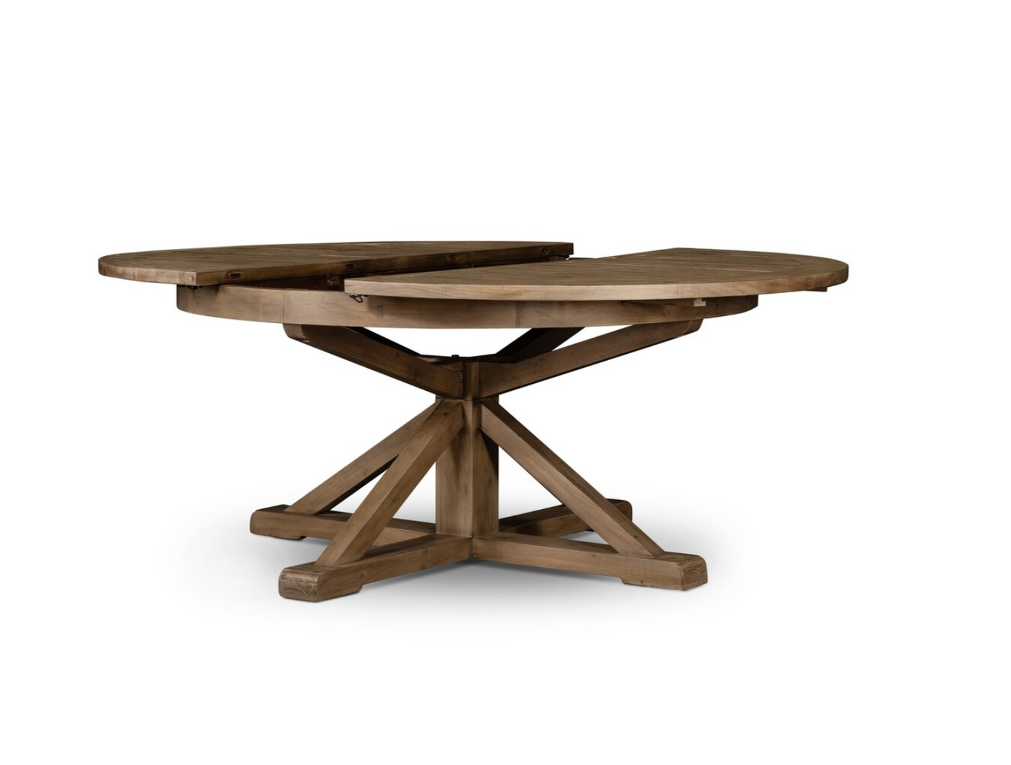 Cintra Round Extension Dining Table, Natural