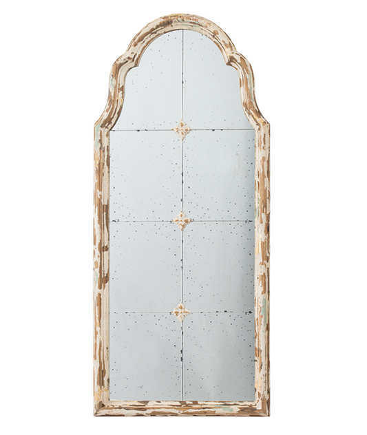 Distressed Antique Wall Mirror