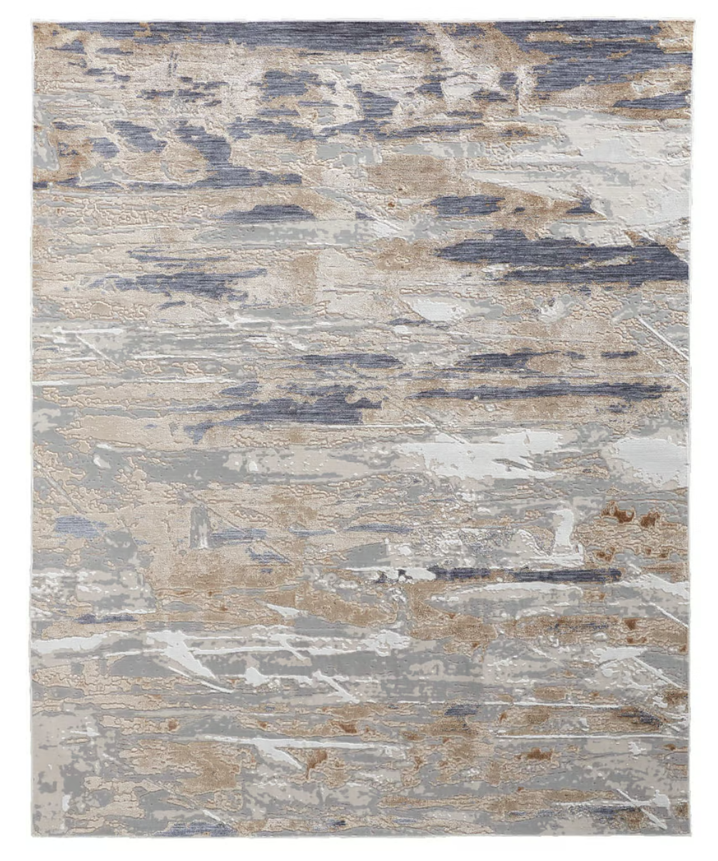 Laina Rug, Beige/Blue (Various Sizes)
