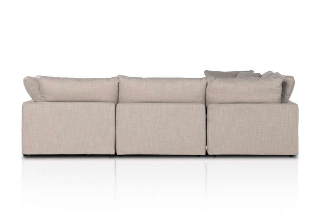 Vivi 5-Piece Sectional, Wheat