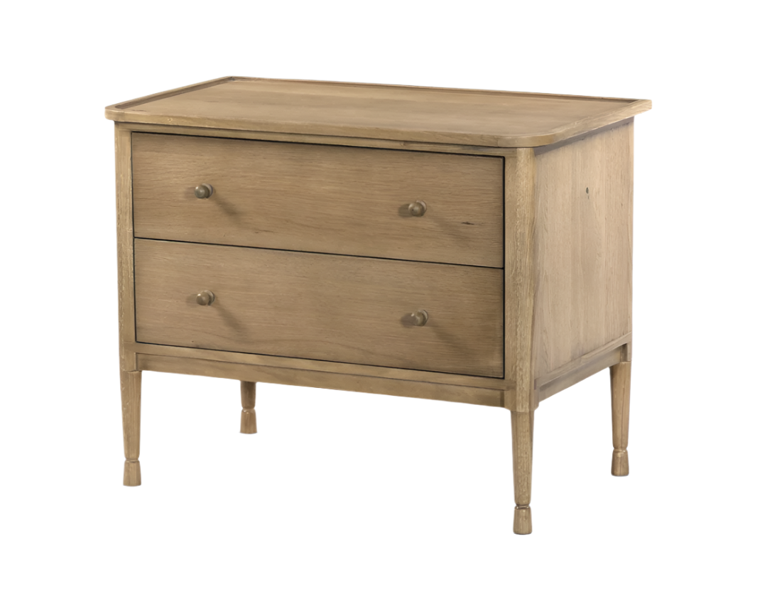 Fiona Nightstand, Saddle Brown