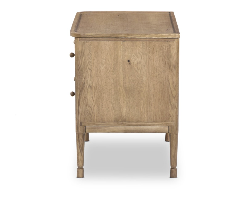 Fiona Nightstand, Saddle Brown