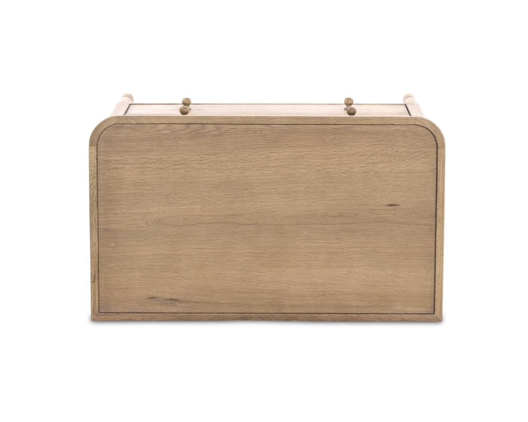 Fiona Nightstand, Saddle Brown