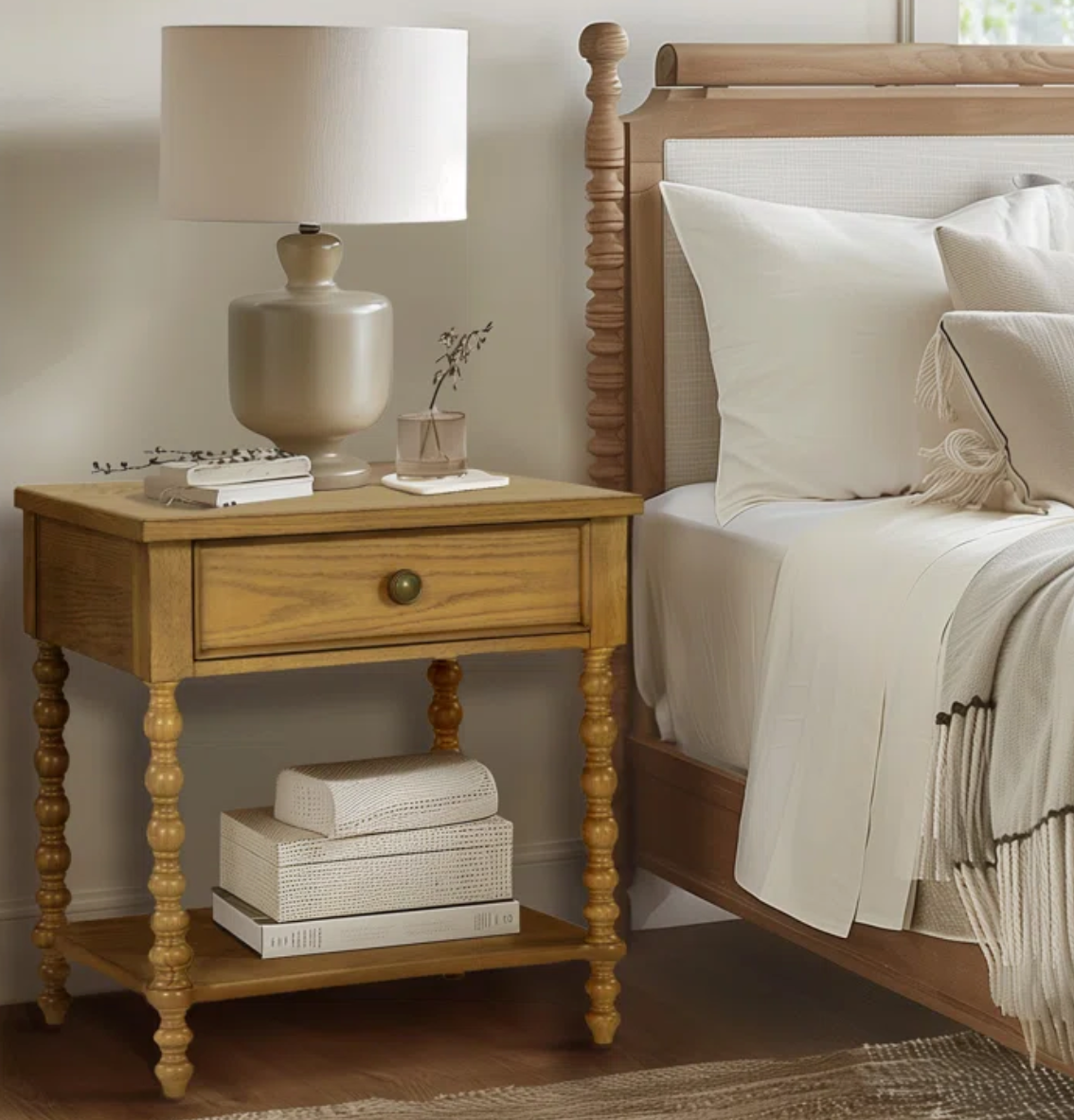 Brent Spindle Nightstand