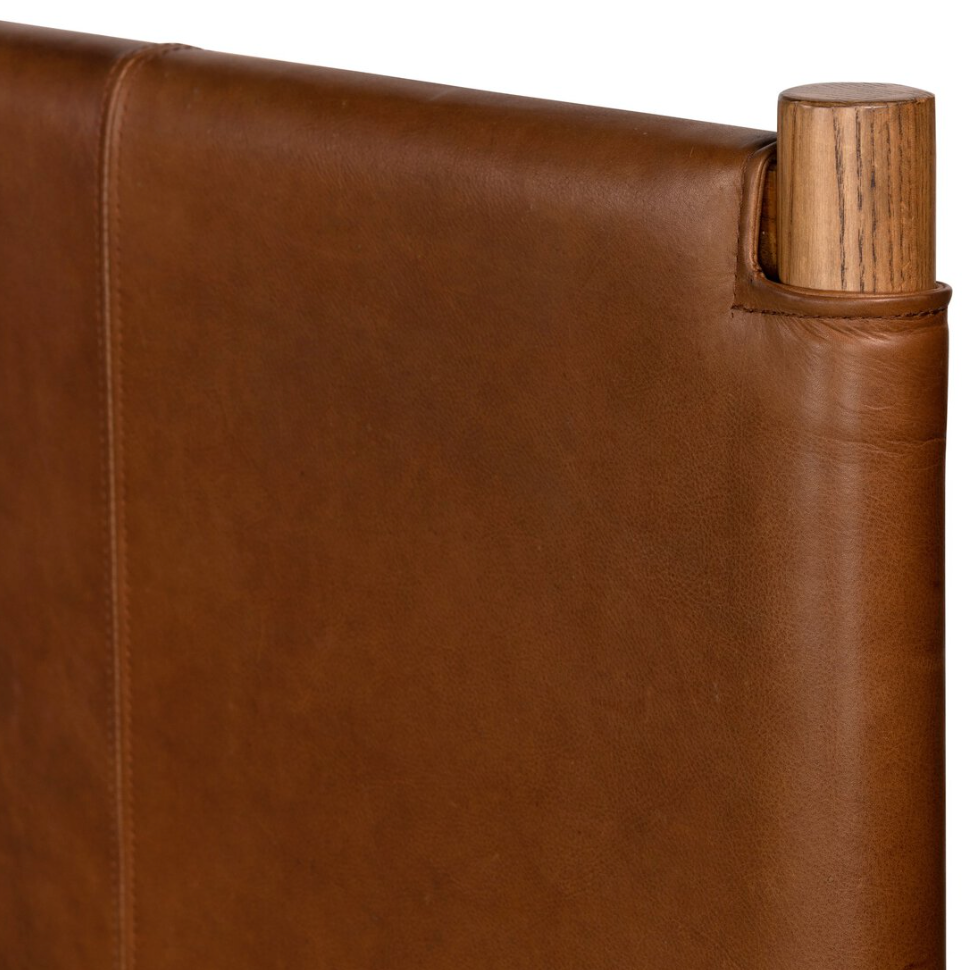 Savannah Leather Bed, King
