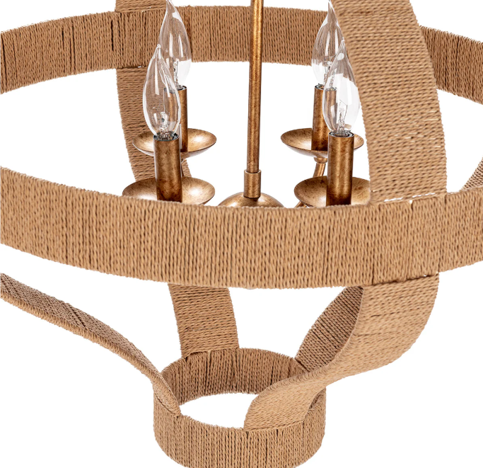 Sarmiento Rattan Round Pendant