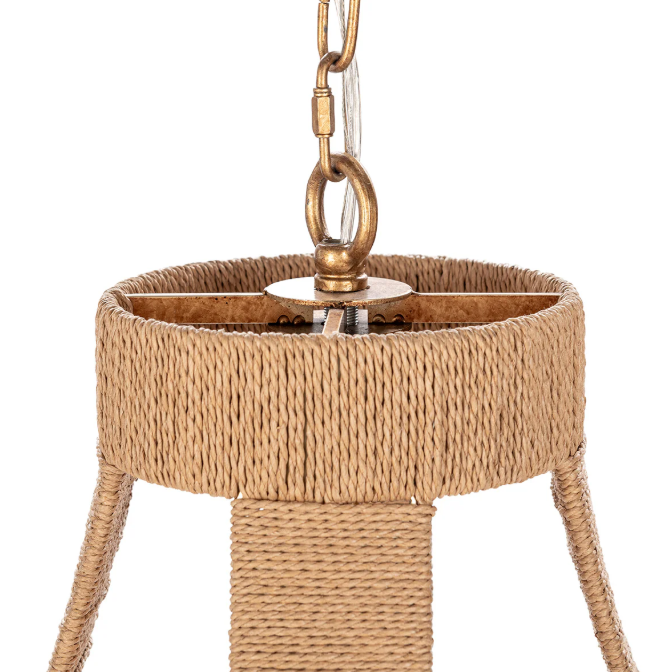 Sarmiento Rattan Round Pendant