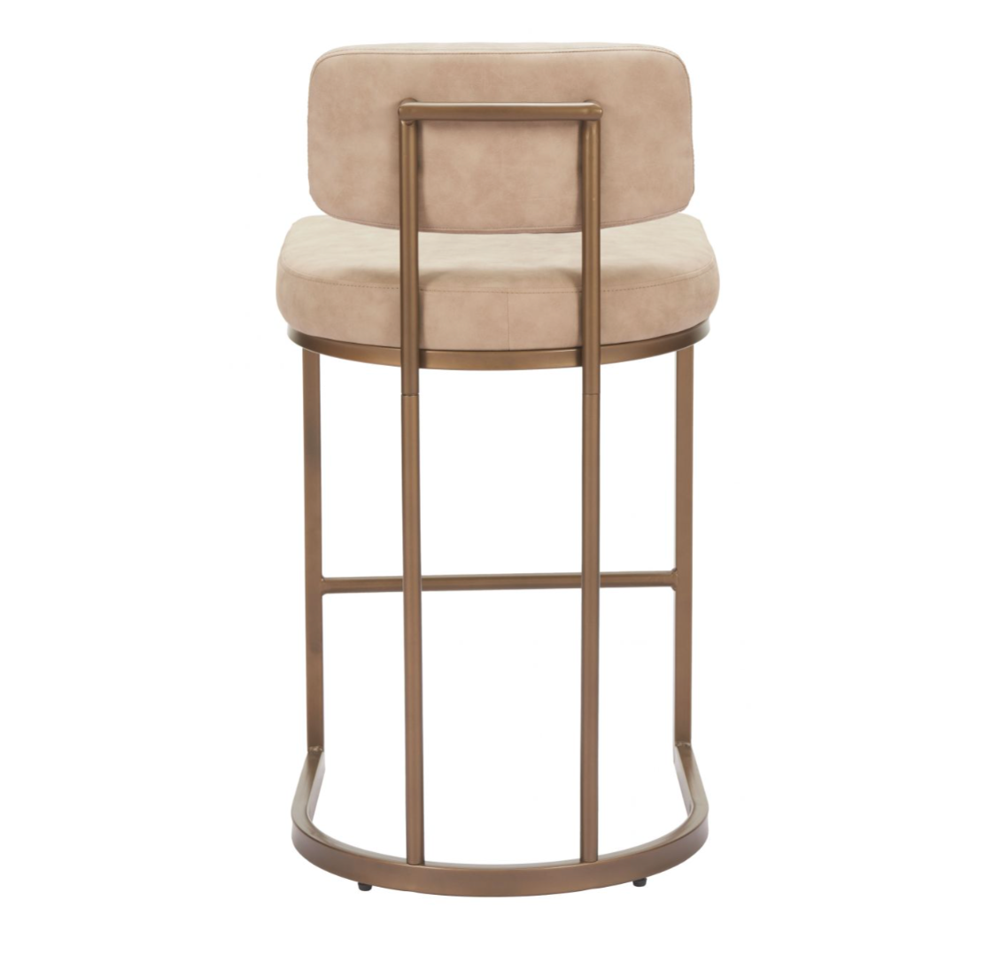 Valor Counter Stool, Beige & Gold