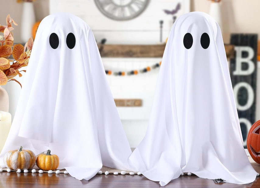 Spooky Floating Ghost w/ Lights