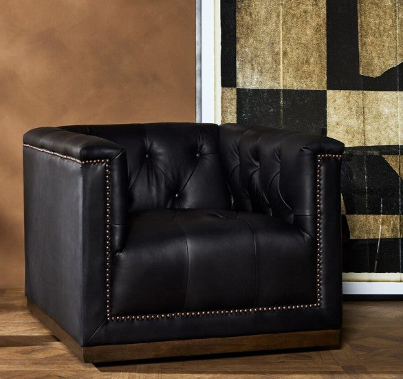 Maxx Swivel Chair, Heirloom Black