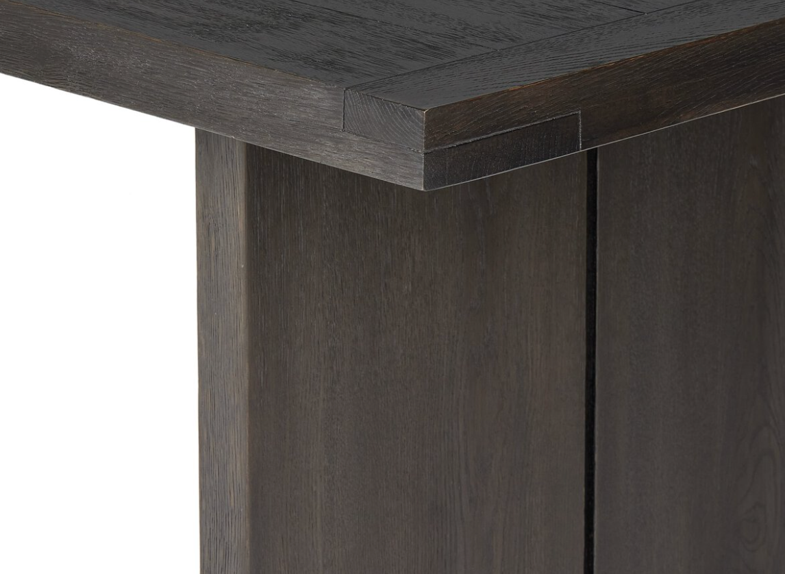 Warren Dining Table, Worn Black