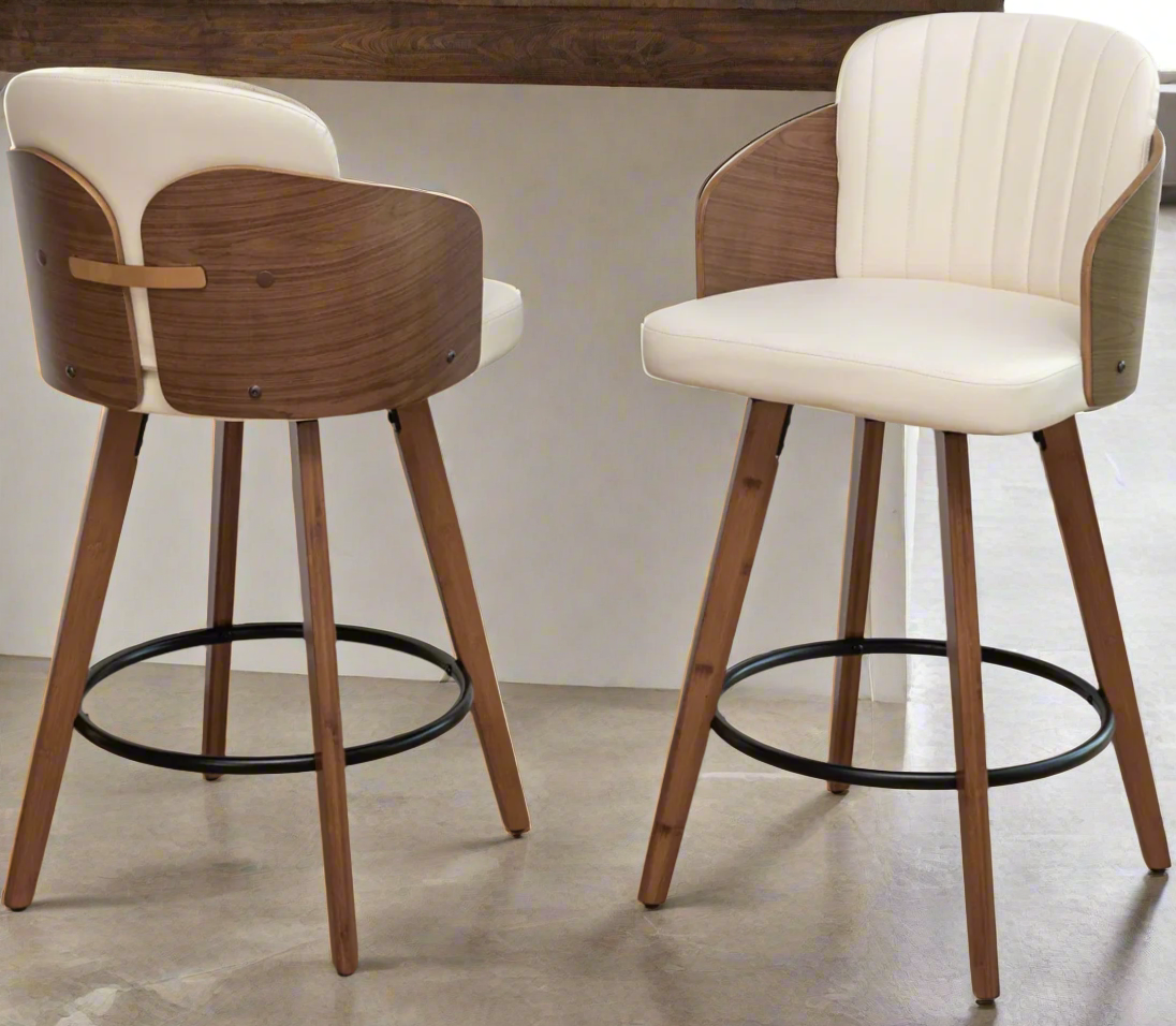 Lyla Leather Counter Stool