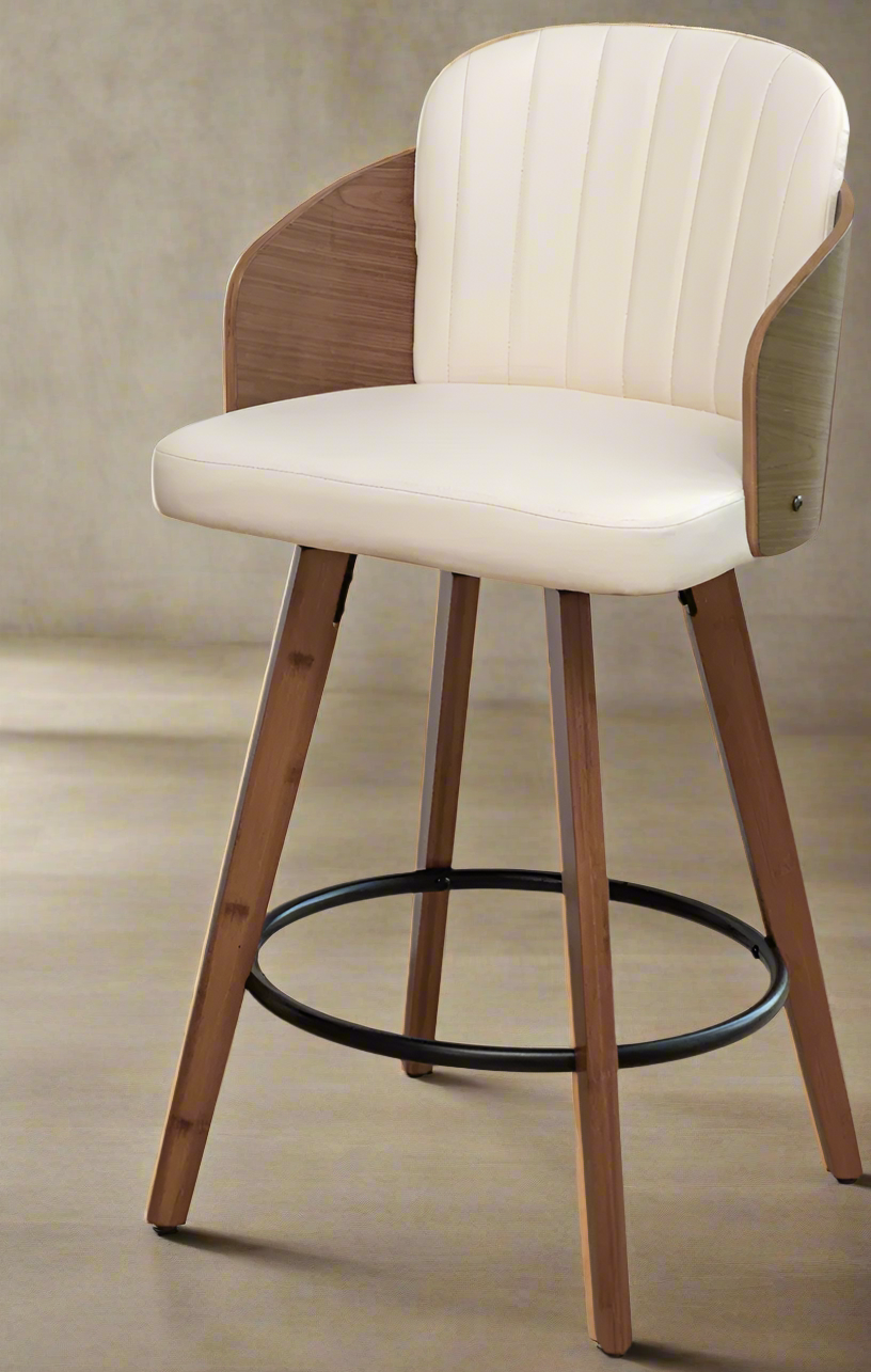 Lyla Leather Counter Stool