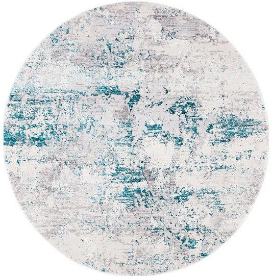 Schaeffer Cream/Turquoise Rug (Various Sizes)