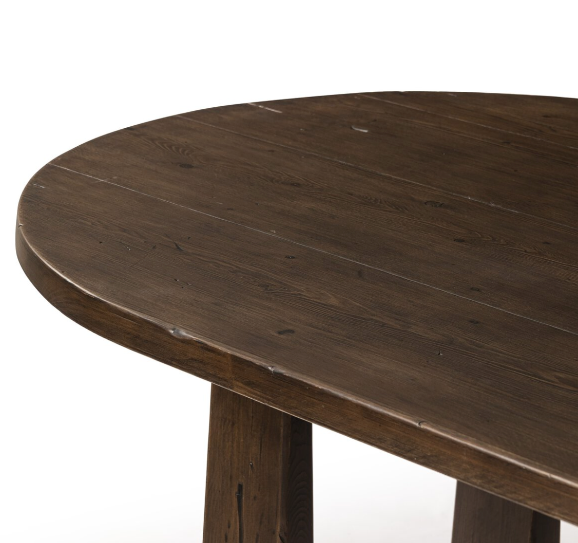 Layla Dining Table, Aged Pine