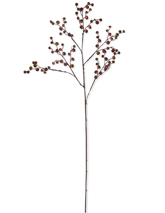 36" Orange/Flame Berry Spray