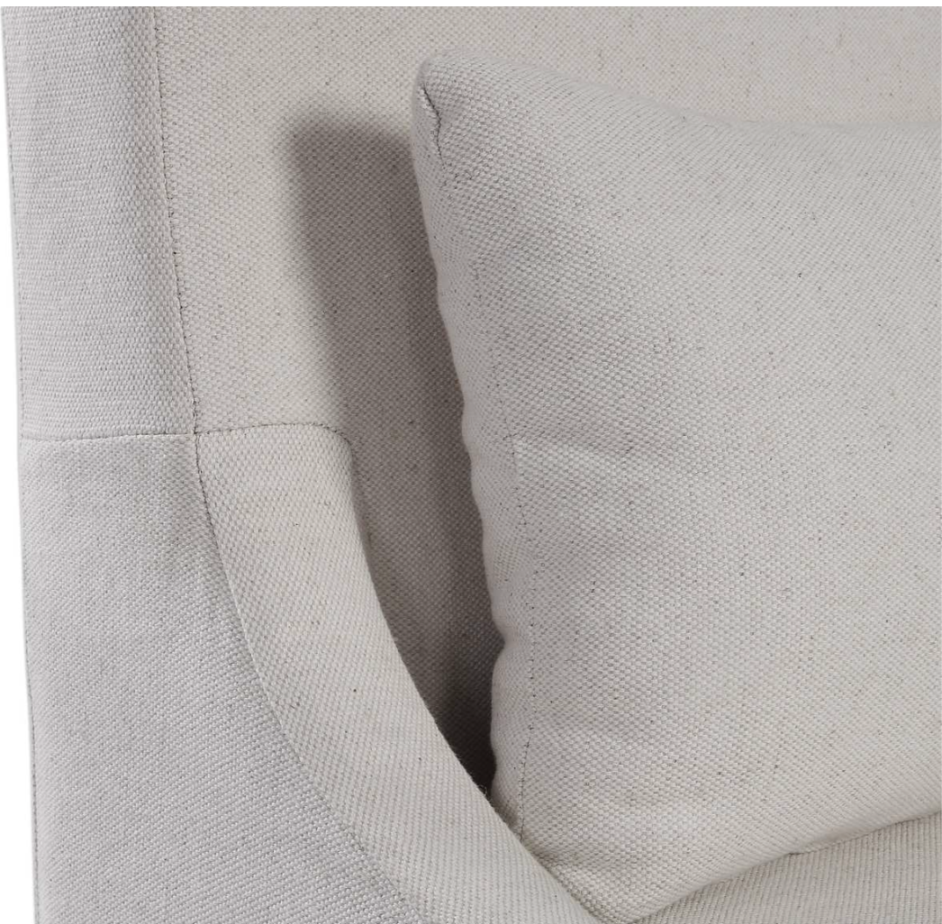Coley Armless Dining Chair, Linen
