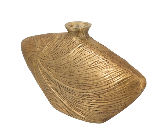 Gold Swirl Vase