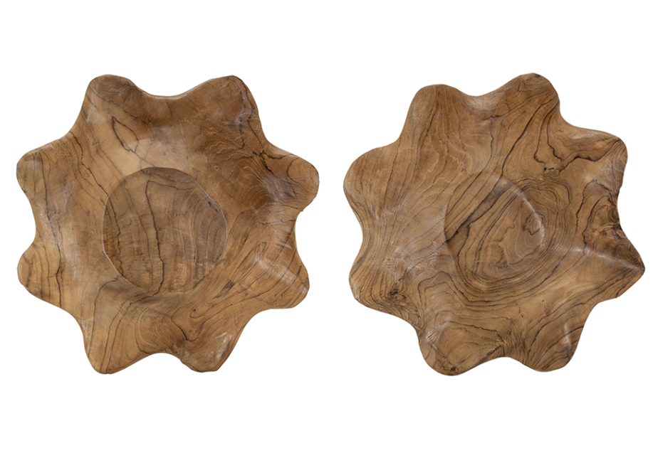 Organic Teak Bowl (Various Sizes)