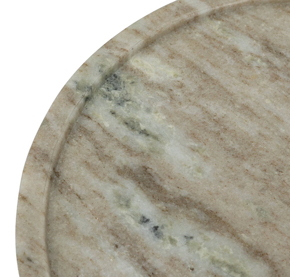 Round Marble Tray