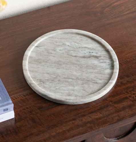 Round Marble Tray