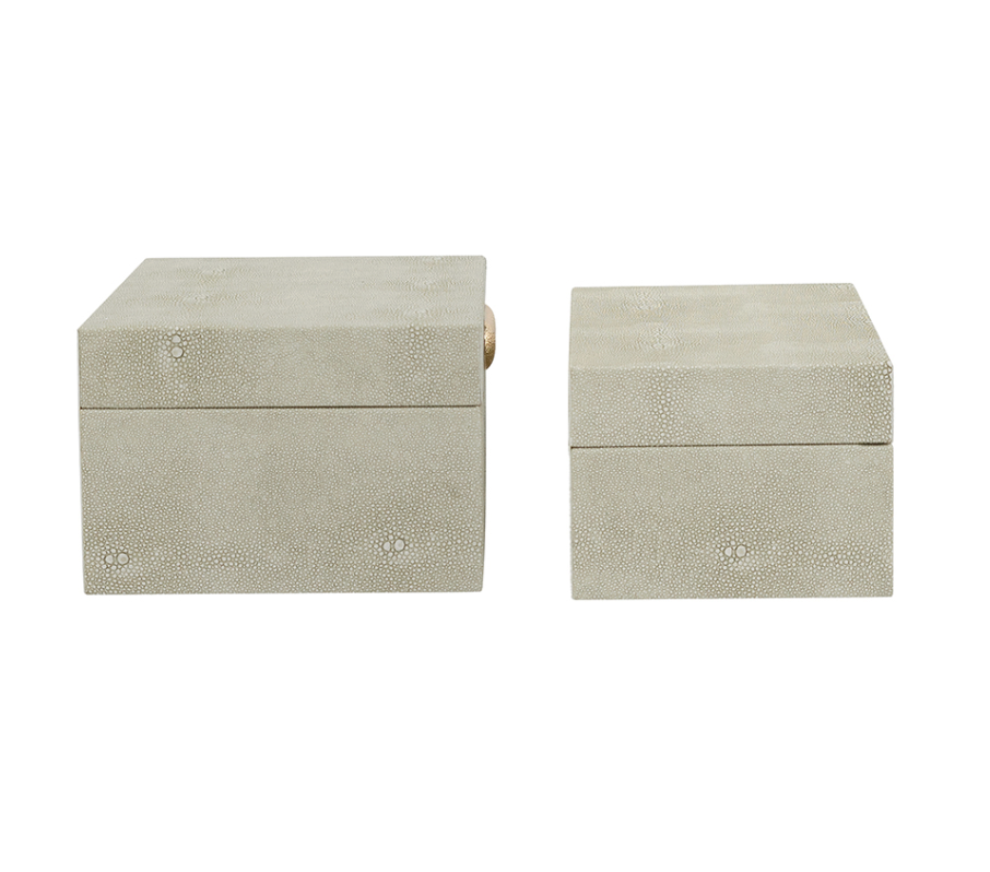 Decorative Faux Leather Storage Box (Various Sizes)