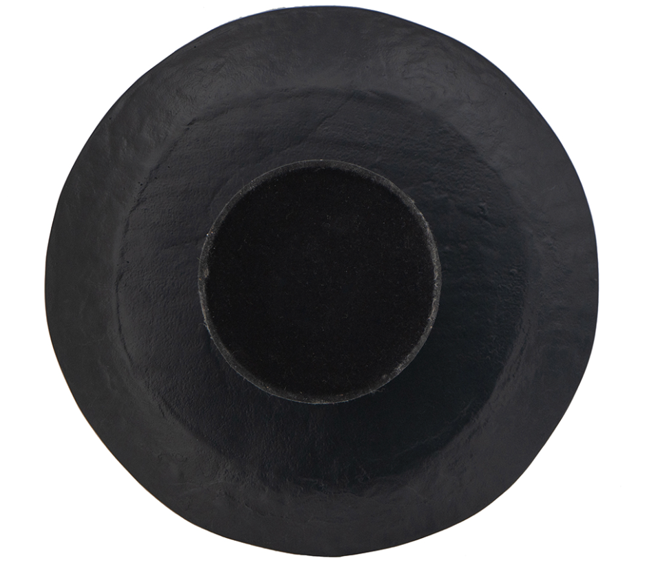 Black and Gold Pedestal Tray