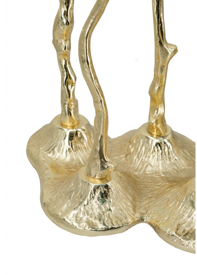 Botanical Gold Candleholders