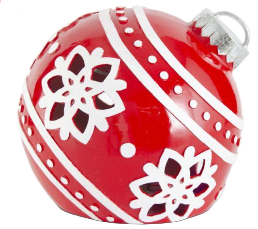 Red & White LED Ornaments (Various Styles)