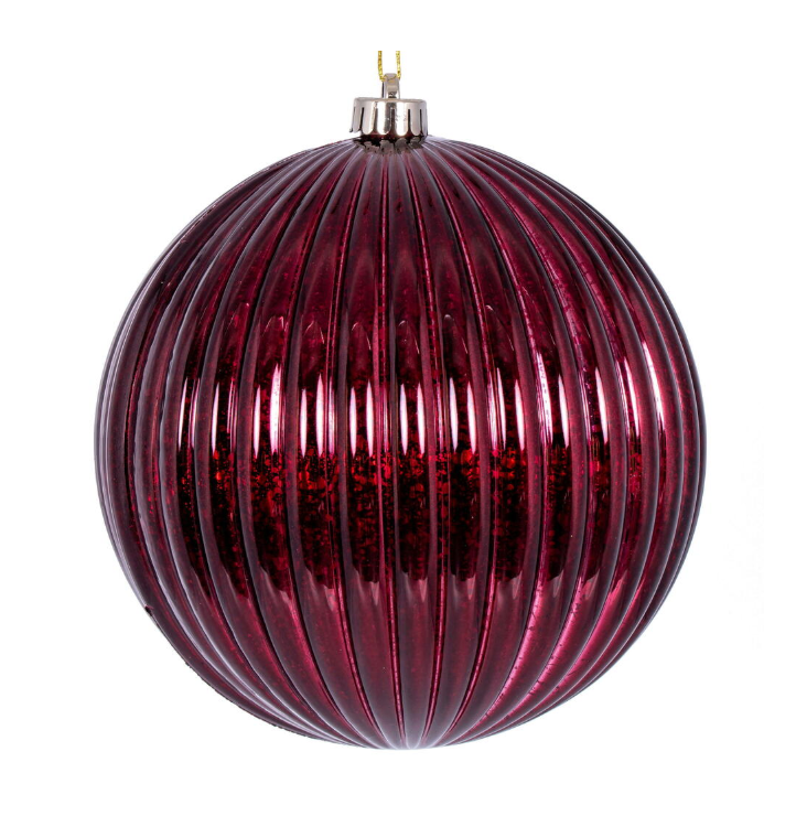 4" Burgundy Mercury Lined Ball