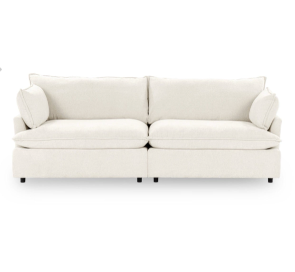 Caplan Elite Ivory 2-Piece Modular Sofa