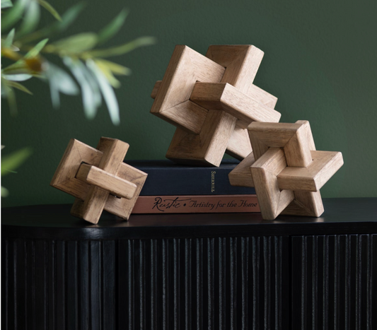 Kendall Wood Objects, Set of 3