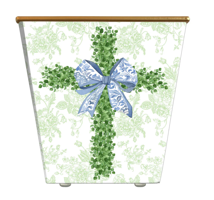 Boxwood Cross Candle (Various Scents)