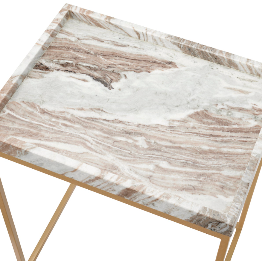 Toronto Marble Nesting Tables, Set of 3