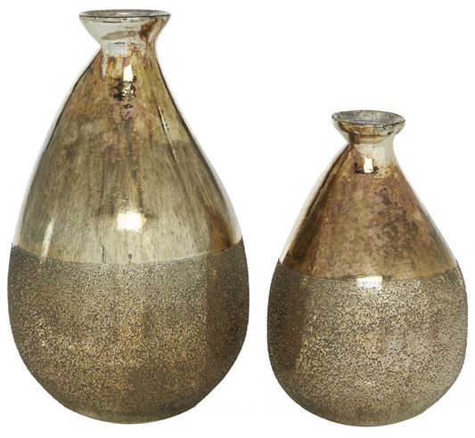 Gold Glass Vase (Various Sizes)