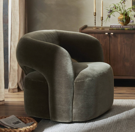 Mazie Swivel Chair, Monte Olive