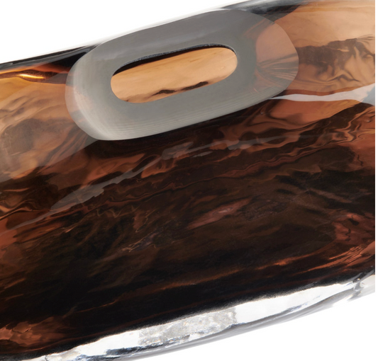 Square Brown Bellmere Vase