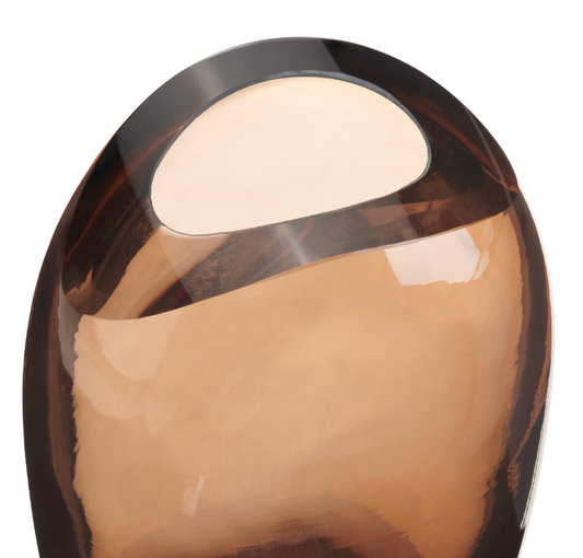 Tall Brown Bellmere Vase