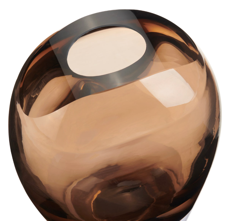 Short Brown Bellmere Vase