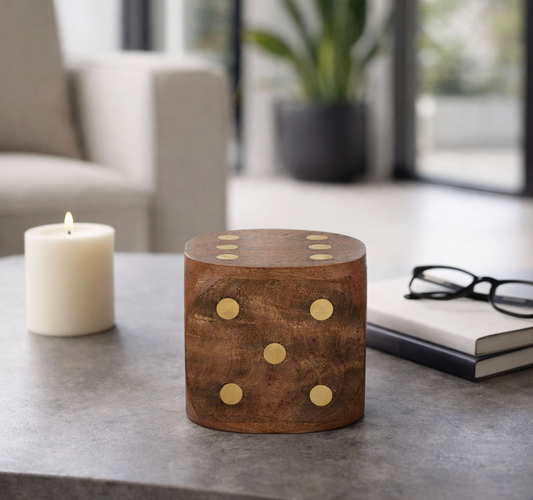 Antique Brown w/ Gold Dice
