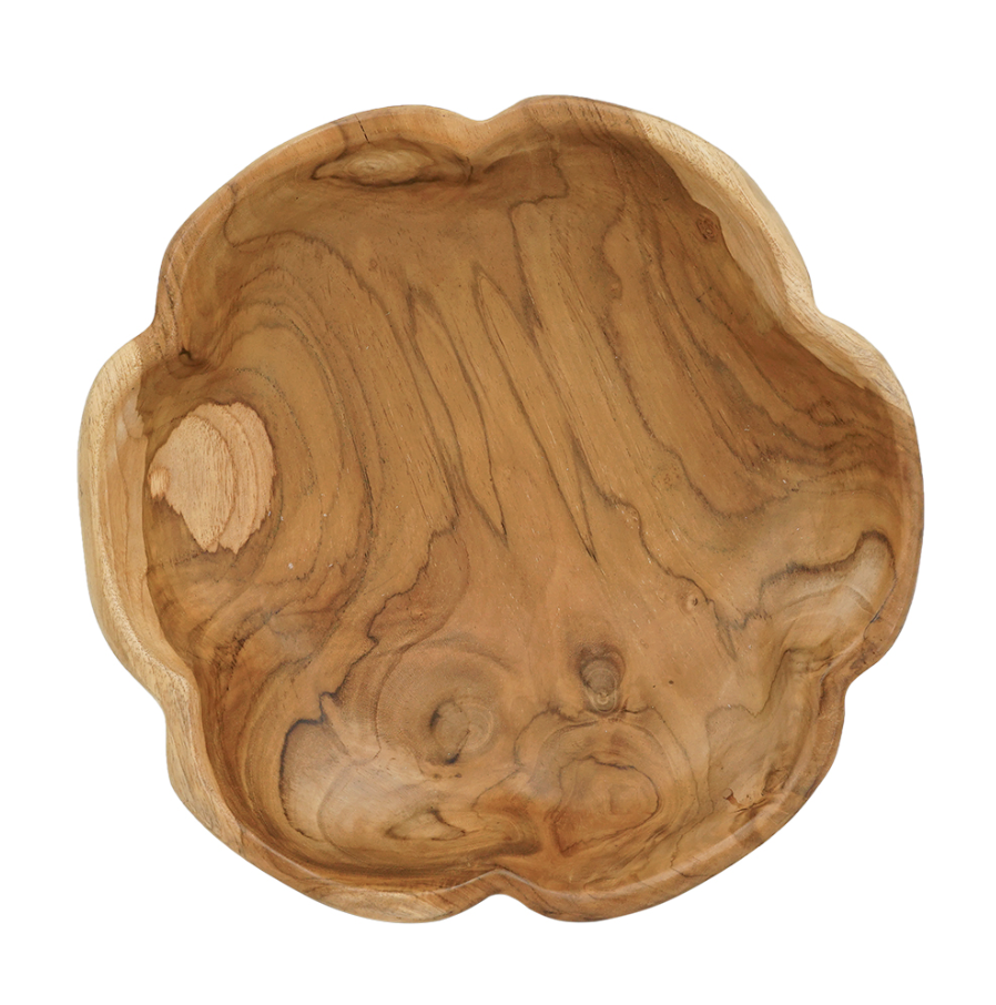 Teak Shallow Planter, Large
