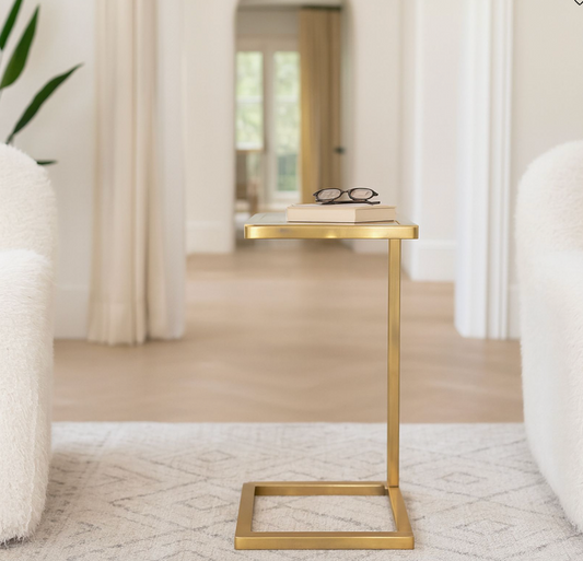 Selenite Accent/Drink Table