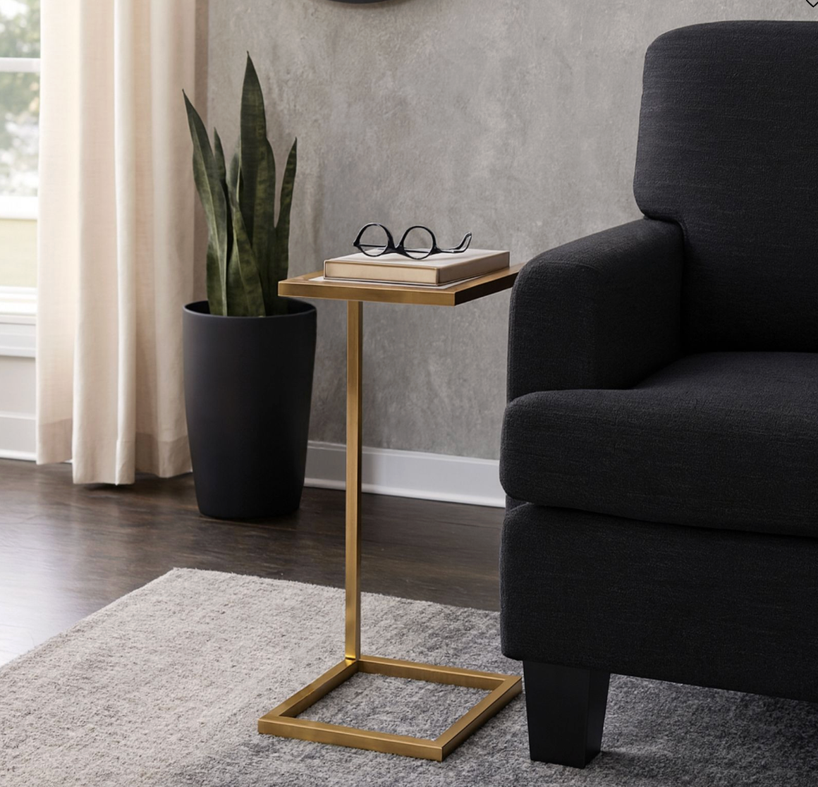 Selenite Accent/Drink Table