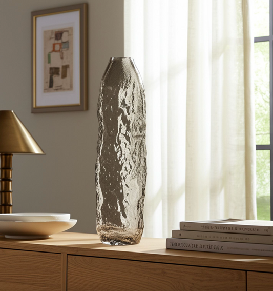 Dermot Clear Glass Vase (Various Sizes)